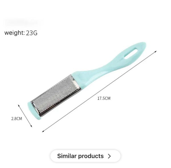 "2 in 1 Professional Foot File & Pedicure Tool – Hard Skin Remover and Foot Rasp for Smooth, Crack-Free Heels"